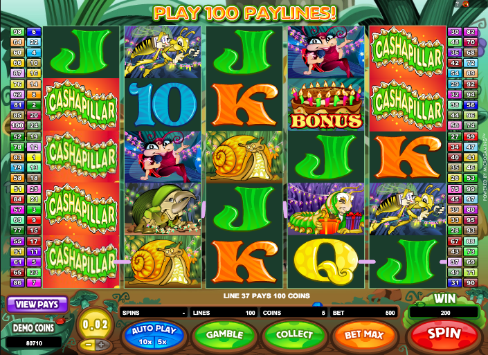 Cashapillar free slots online casino