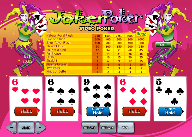 the joker poker games