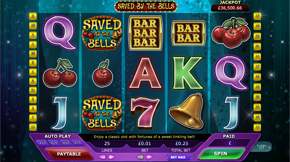 Free swinging bells slot machine