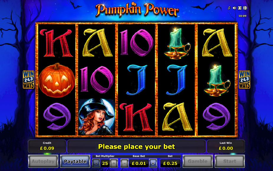 golden pumpkin slot machine video