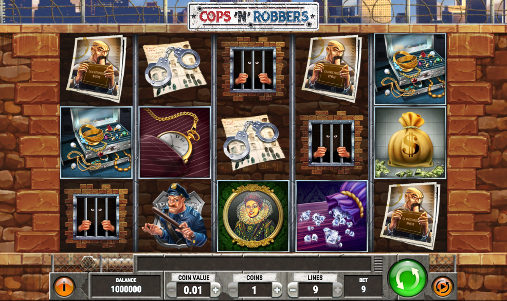 Cops And Robbers slot free demo game