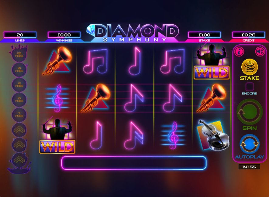 Diamond symphony slots