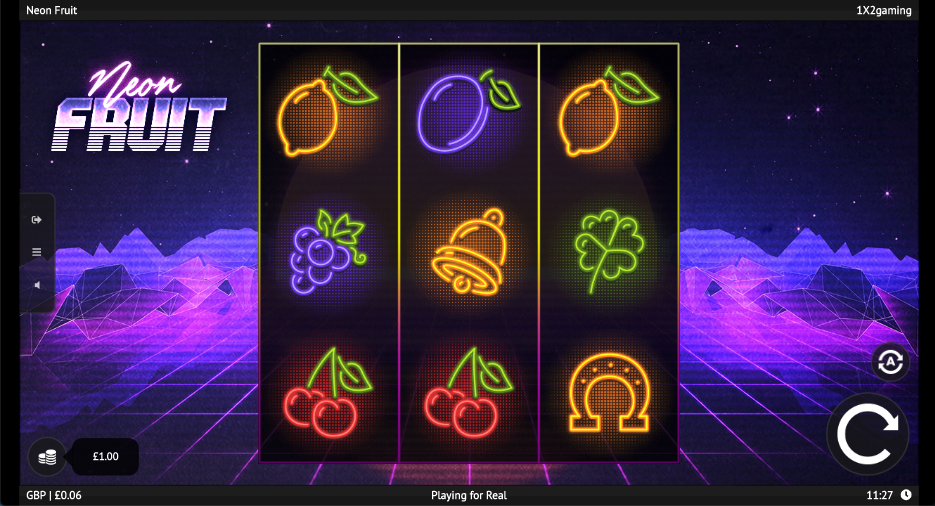 neon fruit screenshot