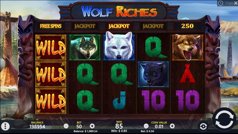 Wolf riches slot