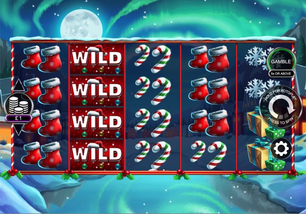 santa stacked free spins screenshot